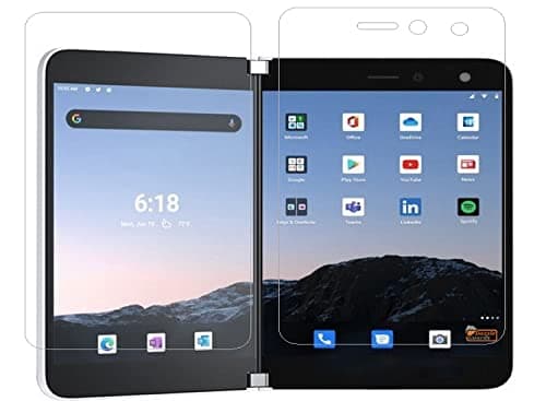 DAZZLE GUARDS Matte Finish Tempered 9H Screen Guard Protector For Tablet Microsoft Surface Duo Tablet [ Transparent Matte Finish]