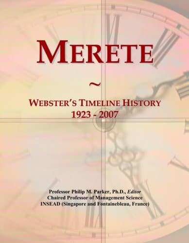 Merete: Webster's Timeline History, 1923 - 2007
