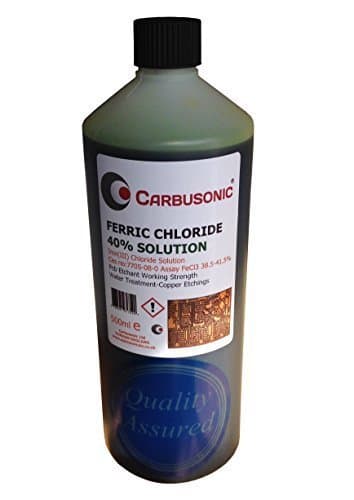 Etching Solution Ferric Chloride 40% 1 lt for Pcb Printing and Etching 1 litre