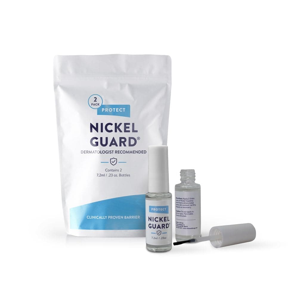 Nickel Guard® 2-Pack | Clinically Proven Clear Coating, Stops Nickel Contact