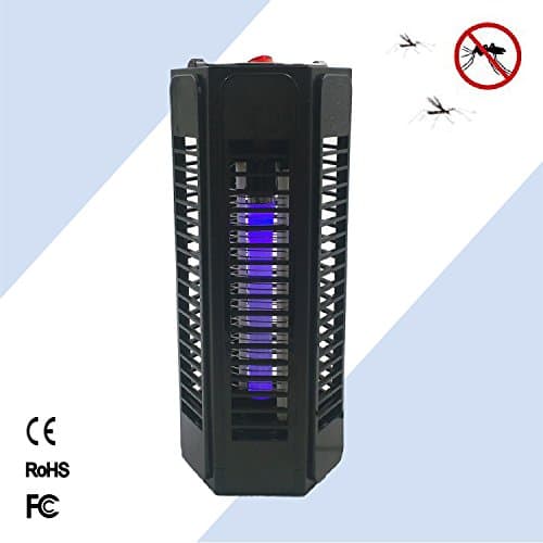 SimSam Electronic Indoor Bug Zapper (2017 Black Light UV Technology Fly Insect Mosquito Control System (Black)