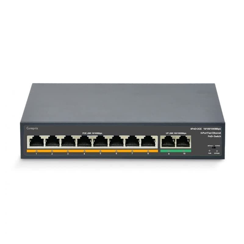 8+2 Port 10/100M POE Switch