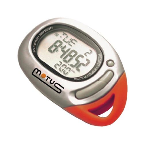 Motus BALA Pedometer with 3D Multi-Directional Motion Sensor Silver