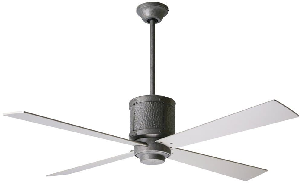 52" Bodega Hammered Steel Ceiling Fan