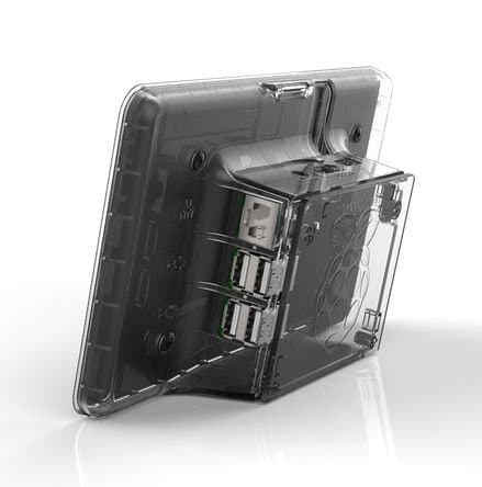 Official Raspberry Pi 7-inch touch screen display transparent clear Gehäuse: transparent