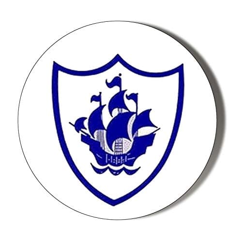 BLUE PETER CREST - WHITE BACKGROUND - Pop Up Frame