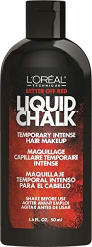 L'Oreal Liquid Chalk Temporary Color Better Off Red (Pack of 4)