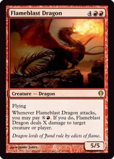Magic The Gathering - Flameblast Dragon - Archenemy Singles