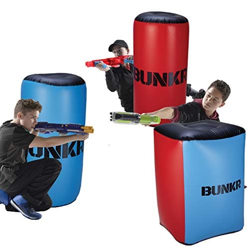 BUNKR Inflatable Battlezone Challenger Set (3 Pieces) Compatible with Nerf, Laser X, X-Shot and BoomCo”