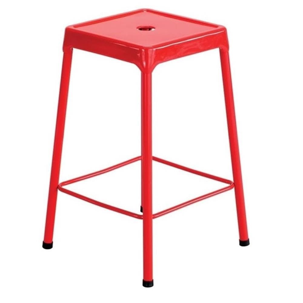 Safco Products Stool, 25", Red