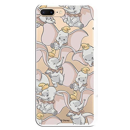 iPhone 7 Plus Case - iPhone 8 Plus Official Dumbo Dumbo Silhouettes Clear Protect Your Phone Case for Apple Flexible Silicone Officially Licensed by Disney