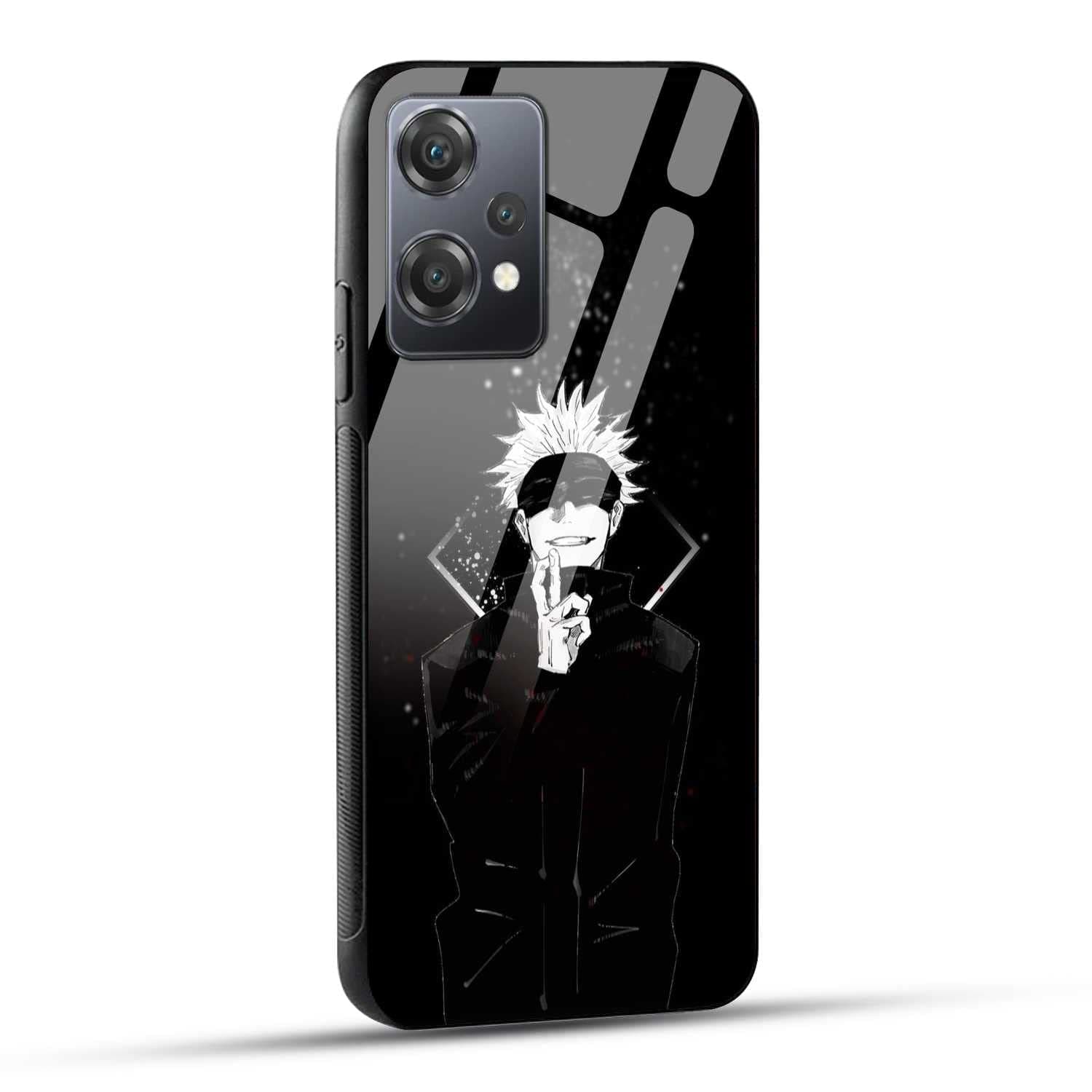 NDCOM Basic Case for OnePlus Nord CE 2 Lite 5G (Glass and Black Silicone_Multi-Coloured)