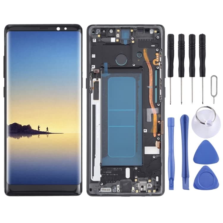 OLED LCD Screen for galaxy Note 8 SM-N950 Digitizer Full Assembly with Frame