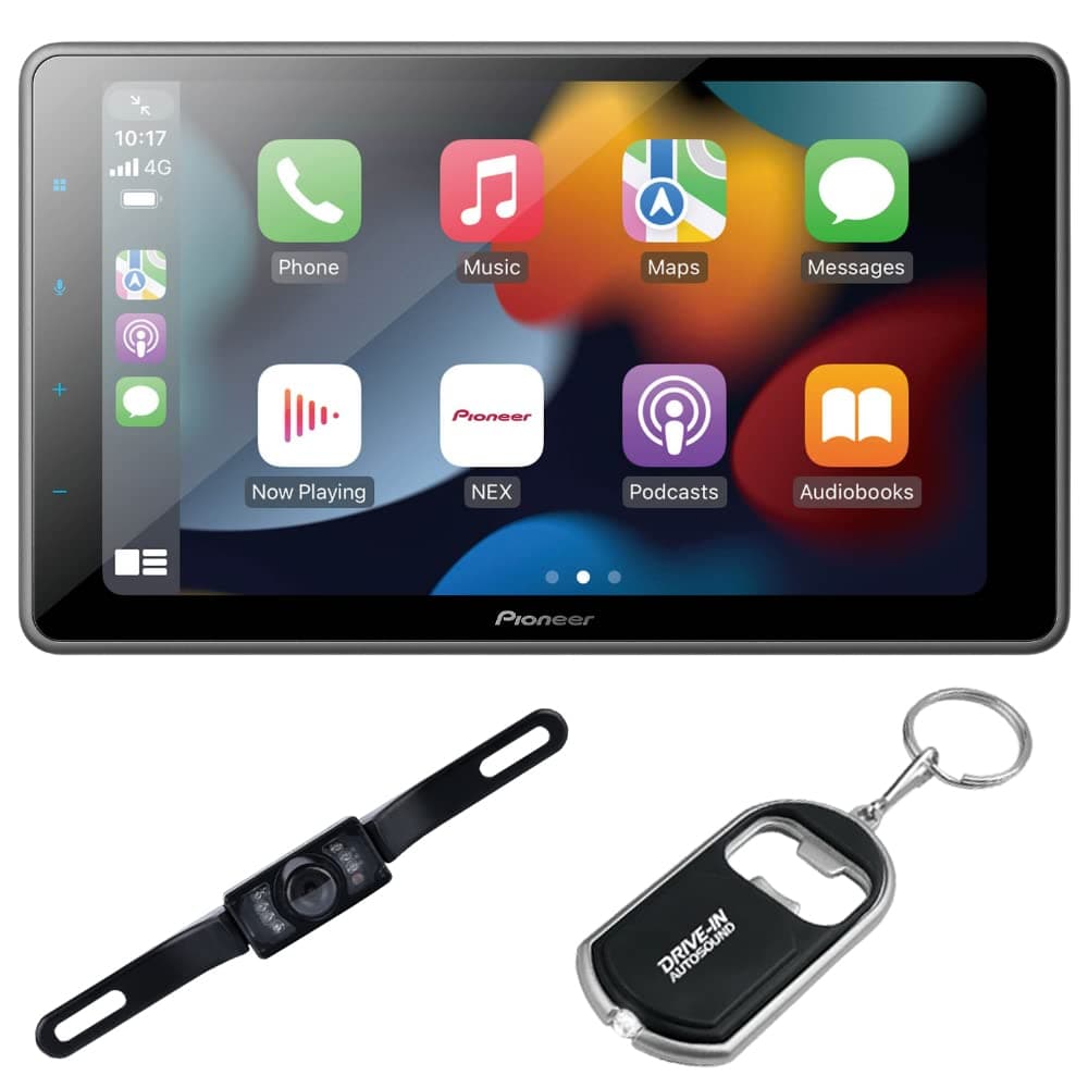 DMH-WT3800NEX 9" Digital Media Receiver & Android Auto/Apple CarPlay w/License Plate Camera