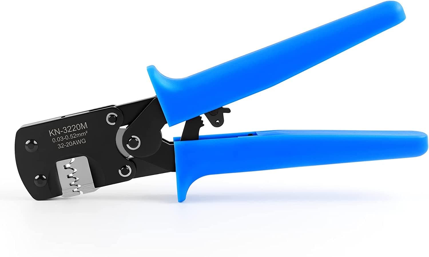 Knoweasy Micro Molex Crimper: Compatible with D-Sub, JST, JAE Connectors, 32-20AWG / 0.03-0.52mm², Ideal for Wire Crimping, Electrical Repairs