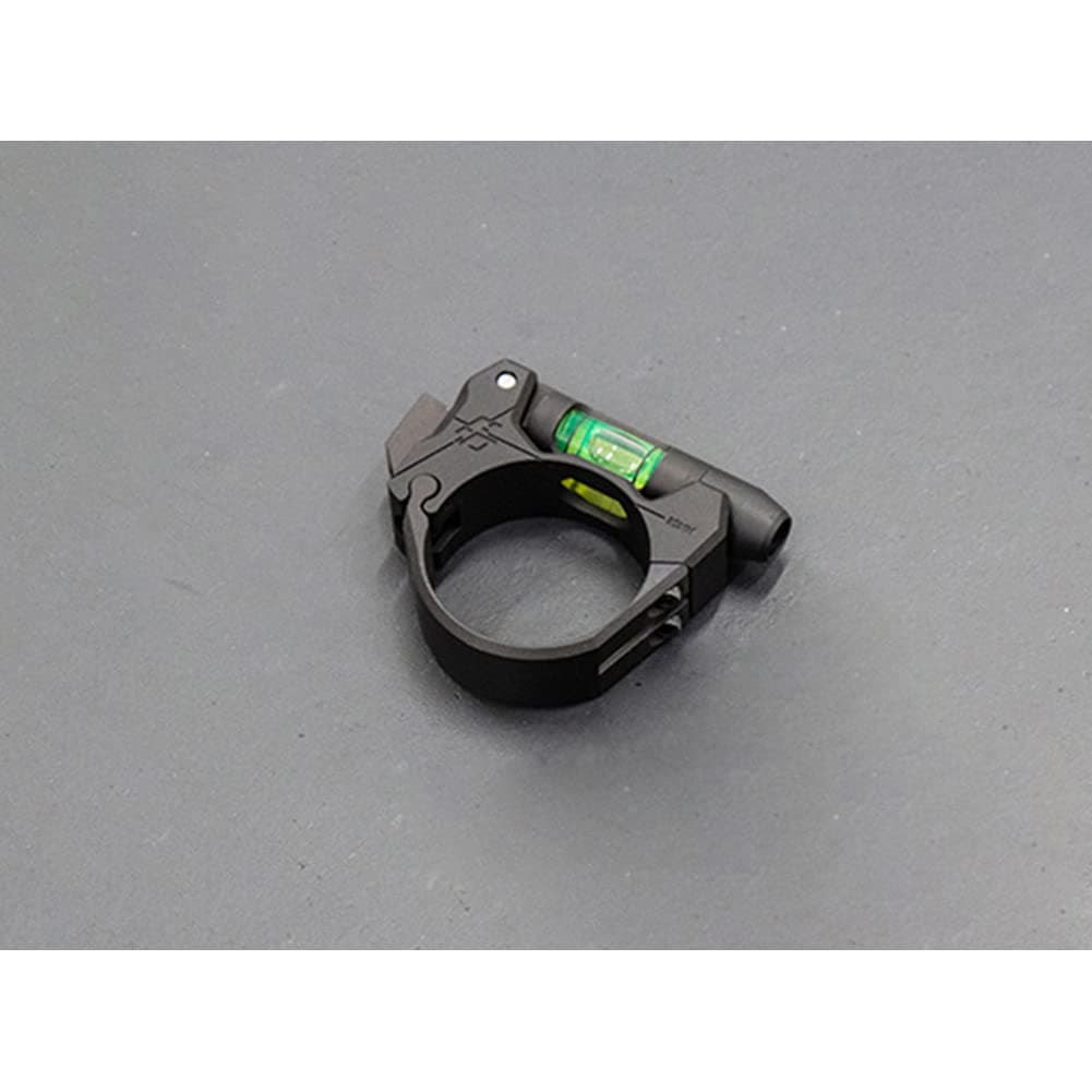 FLATLINE OPS Sniper-X Accu/Level Articulating Fine-Adjustable Durable Ambidextrous High-Visible Green Fluid Scope Bubble Level System
