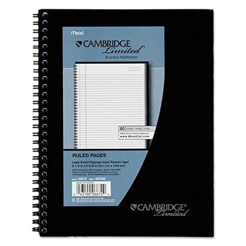 Cambridge Limited Wirebound Business Notebook
