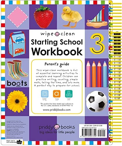 Starting School Workbook: Wipe Clean (Wipe Clean Learning Books)