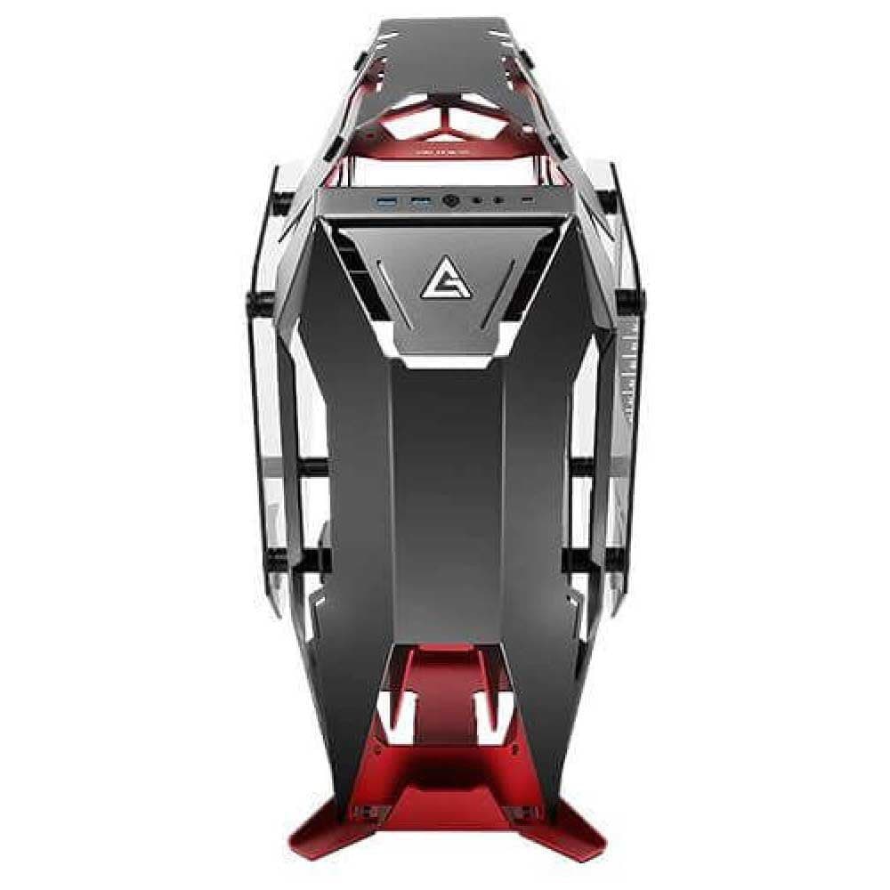 Torque Mid Tower Aluminum Gaming Cabinet I Computer Case Support E-ATX, ATX, Micro-ATX, ITX Motherboard with Tempered Glass (Both Sides)