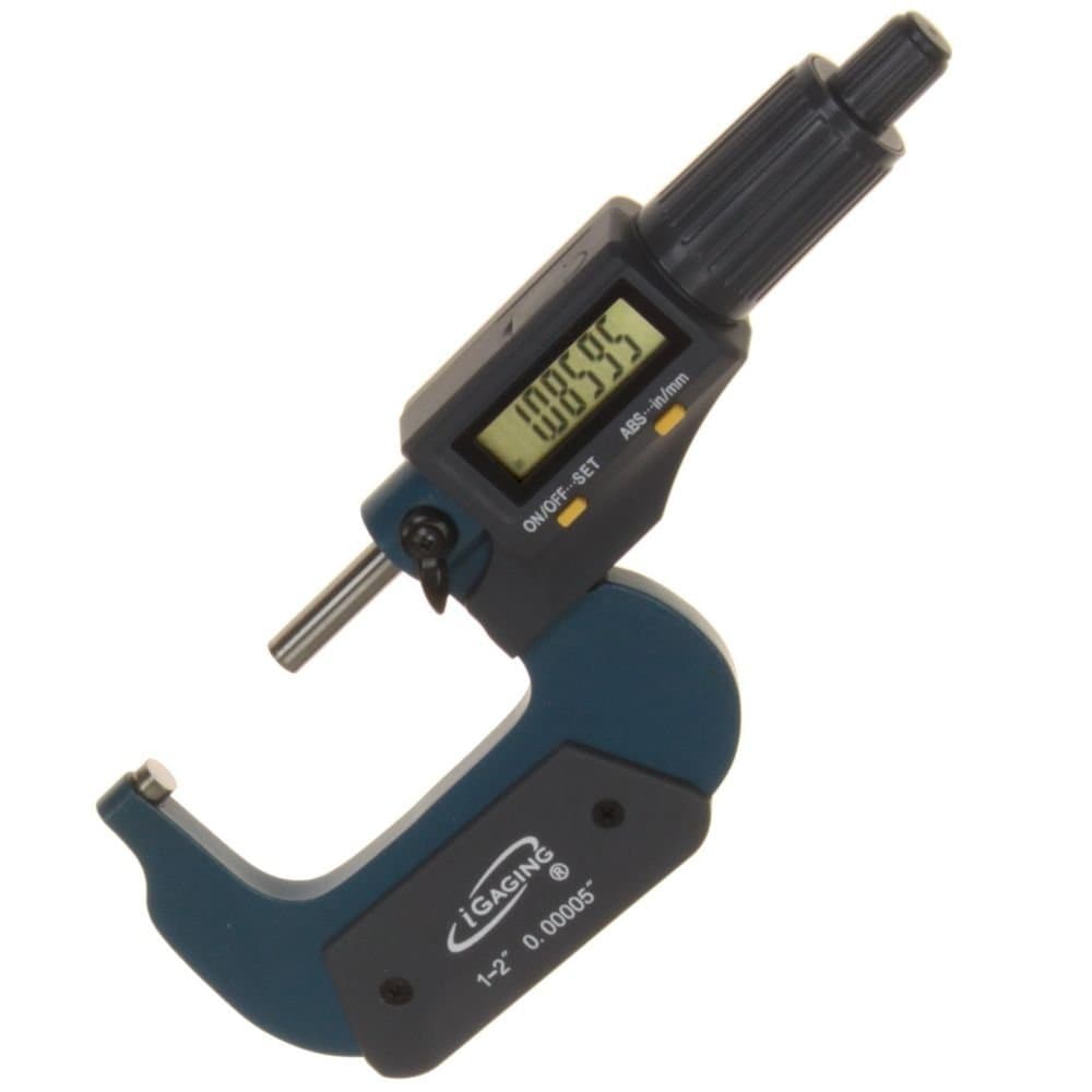 Digital Micrometer w Data Output 1-2"/0.00005"/0.001mm