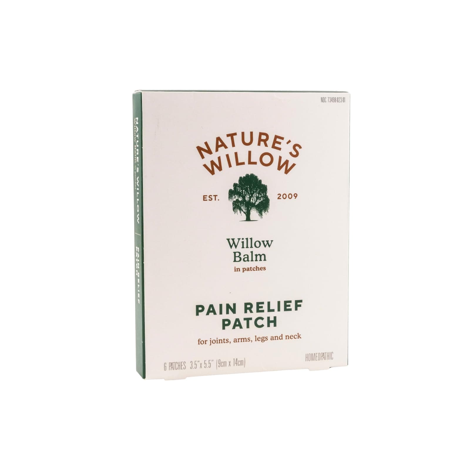 Nature's Willow Relief Patches – Fast-Acting, Plant-Based Topical Solution to Help with Sore Muscles & Joints | 6 Patches per Pack | 1-Pack