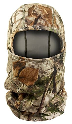 Fleece Camo Balaclava with Pulldown Face Mask
