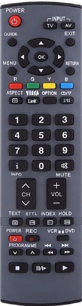 EUR7651110 Substitute Remote Control for Panasonic TV's (Replacement.)