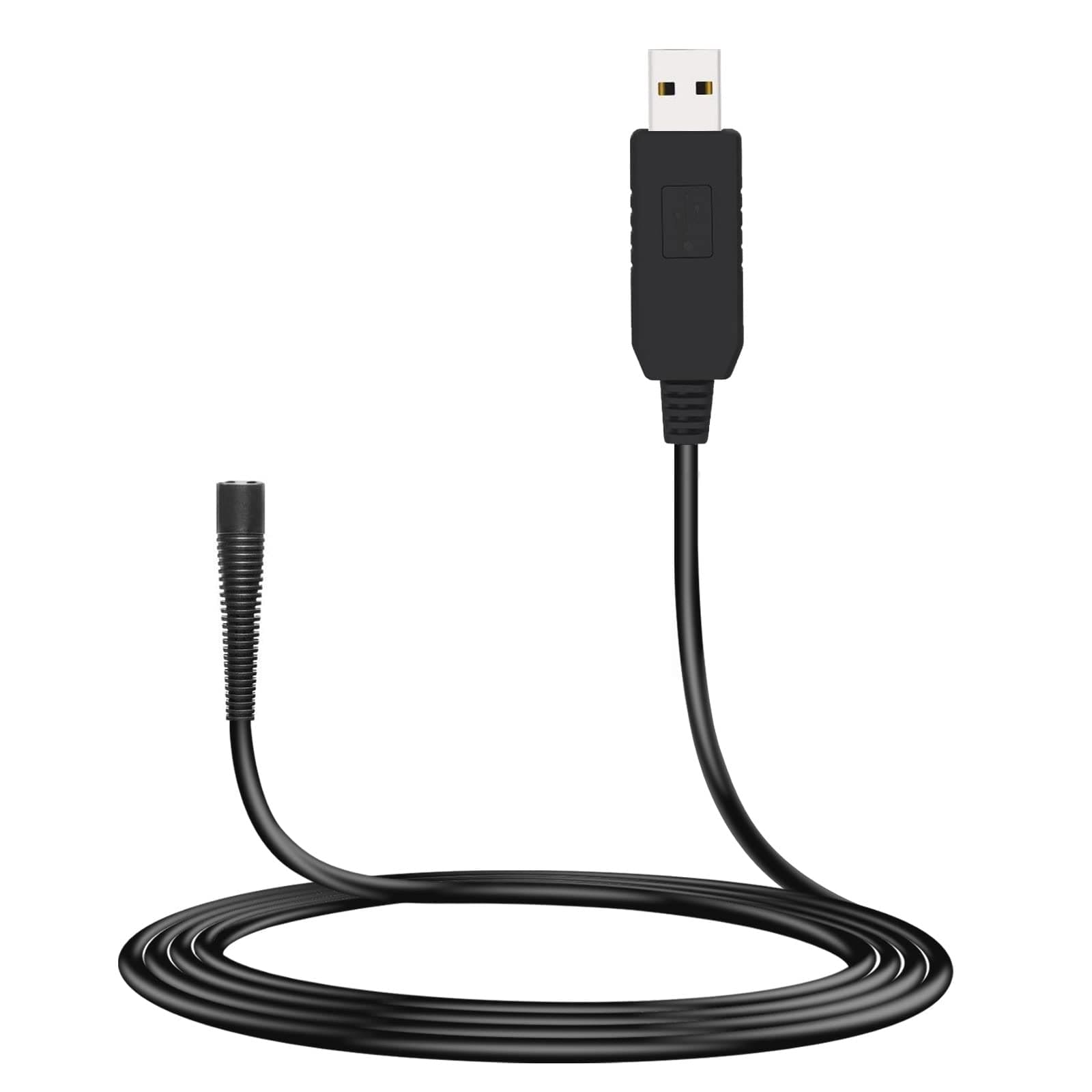 MEROM 12V USB Charging Cable Replacement, 1.2m, Compatible with Braun Series 1-9 Shavers