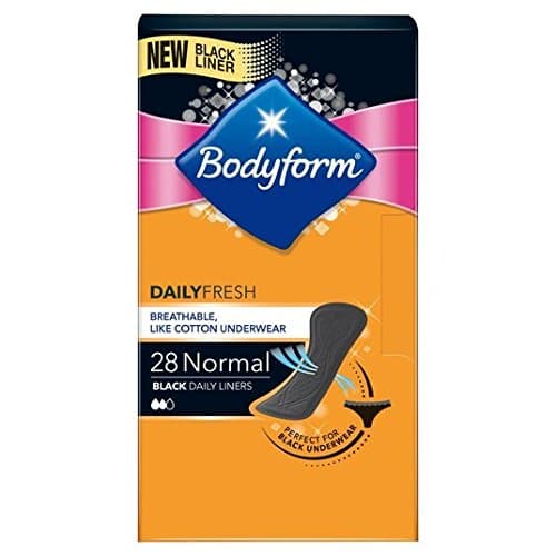 Black Pantyliner Normal 28 per Pack