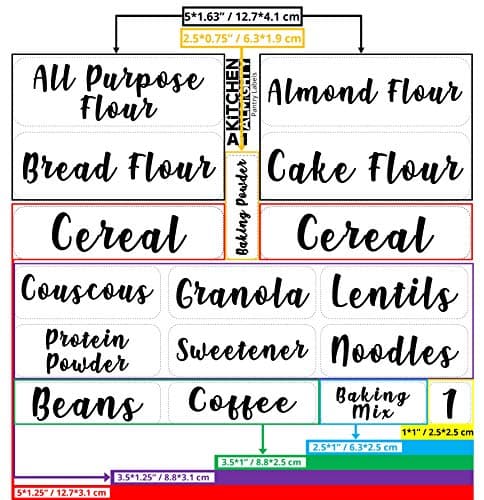 102 Attractive Clear Pantry Labels