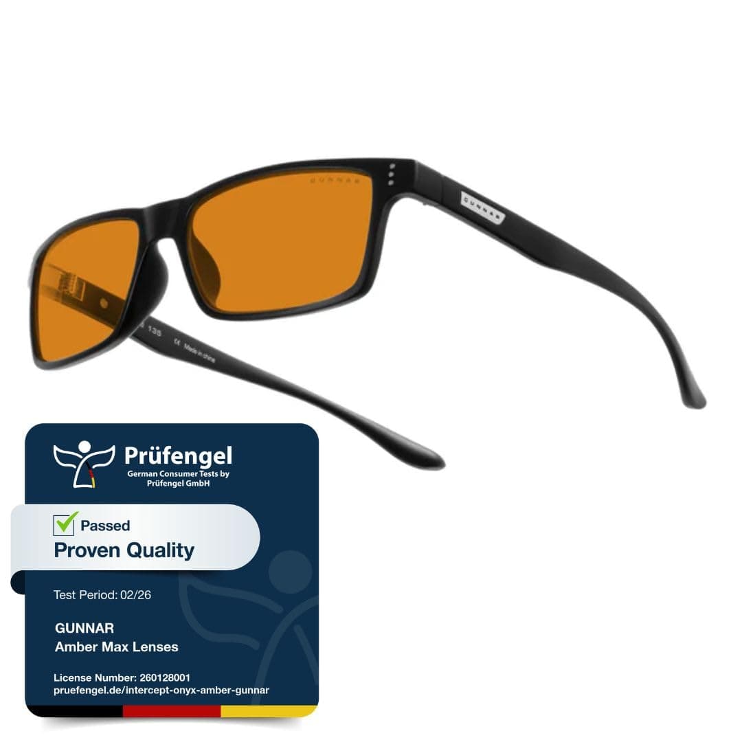 Gaming and Computer Eyewear - Vertex- Blue Light Blocking Glasses - Patented lens - Reduce eye strain & dryness