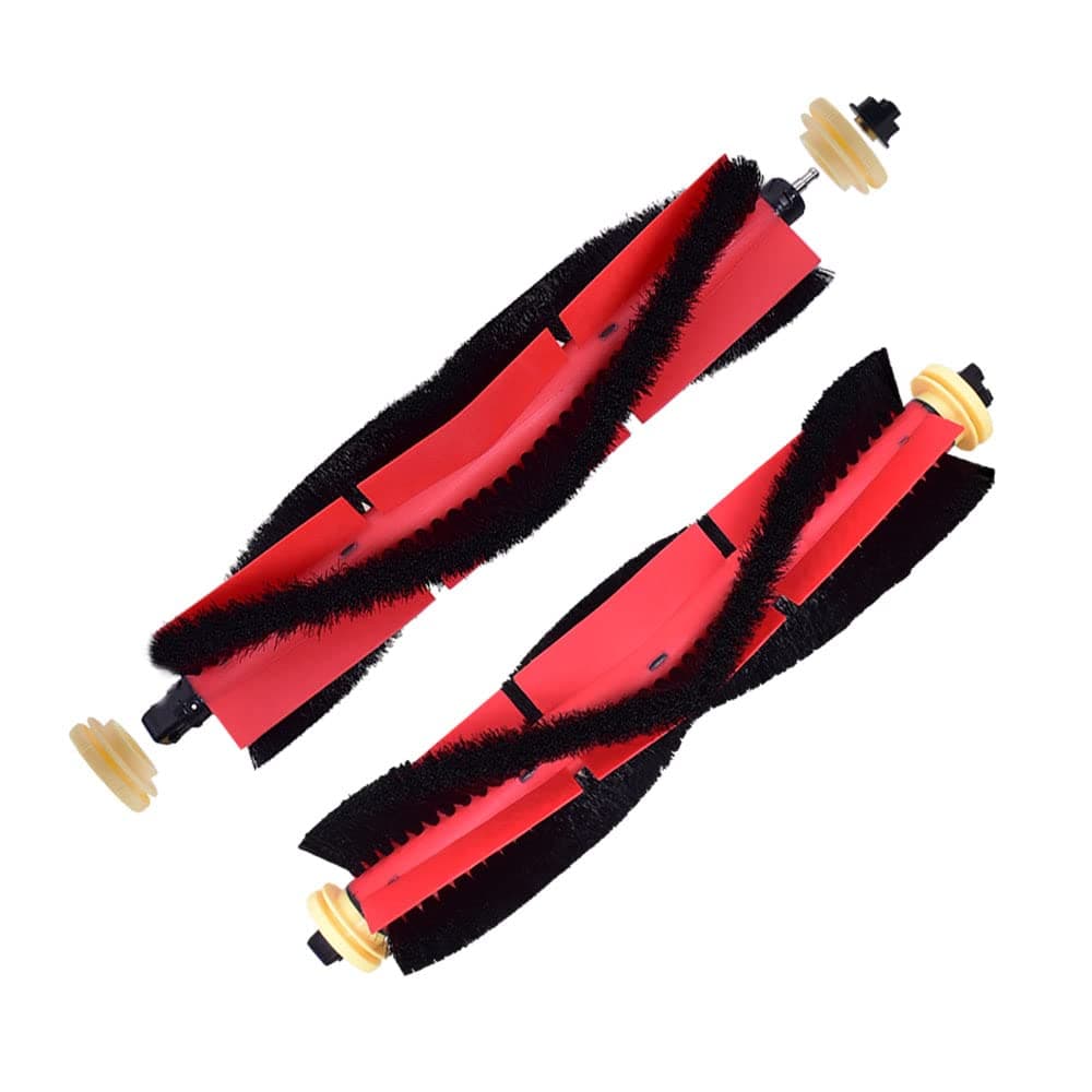 neutop Replacement Main Brushes Rollers Compatible with Roborock S6 MaxV, S6, S6 Pure, S5, S5 Max, S50, S51, S4, E5, E4, E25, E35, E2, Detachable Easy Clean Robot Vacuum Parts Accessories, 2-Pack.