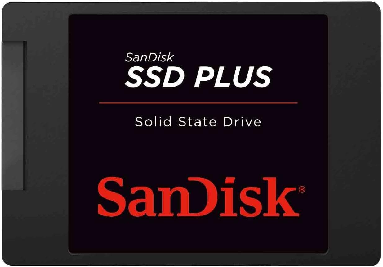 SANDISK SSD PLUS 240GB Internal SSD - SATA III 6 Gb/s, 2.5"/7mm, Up to 530 MB/s - SDSSDA-240G-G26