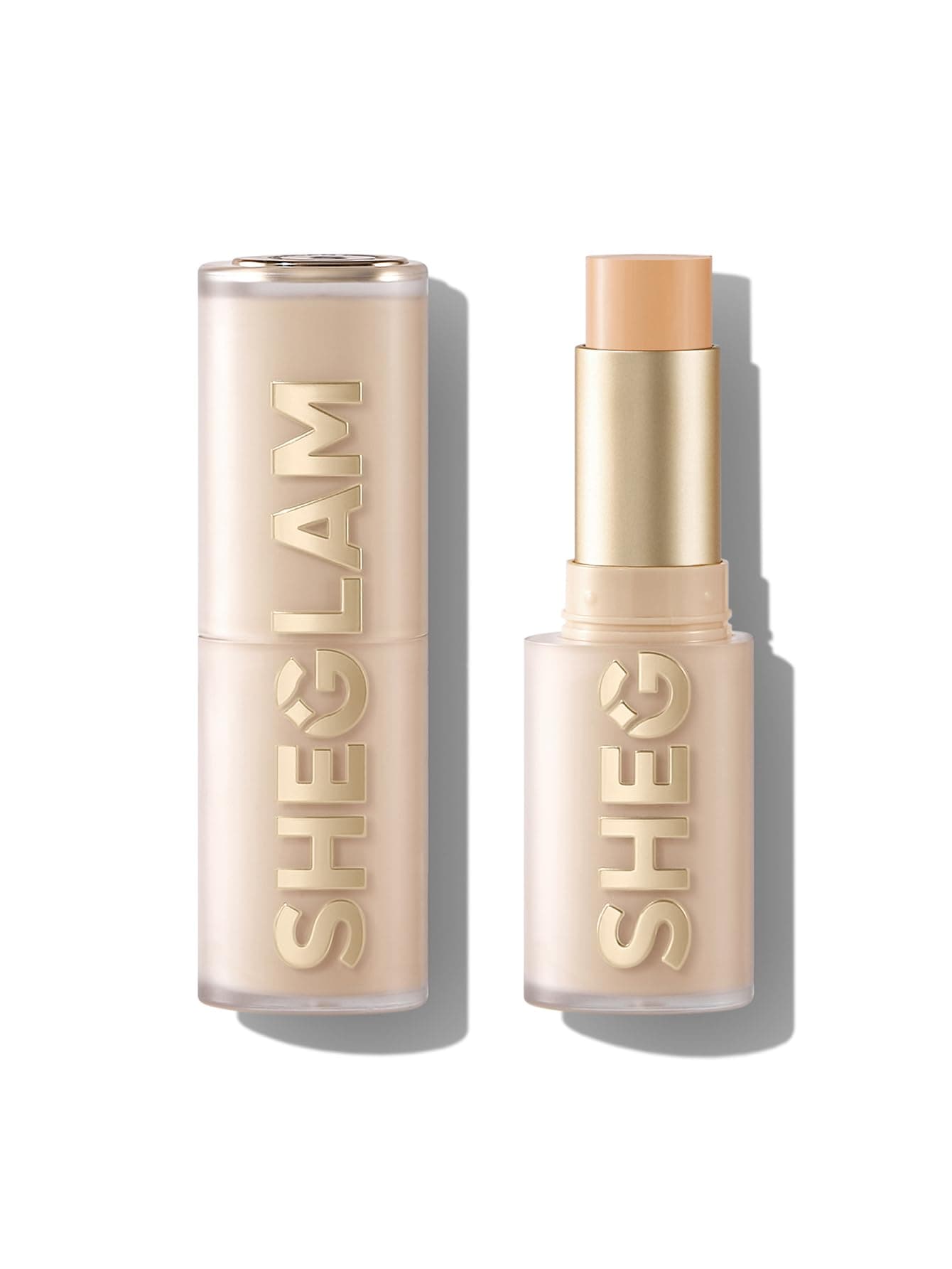 SHEGLAM Skin Magnet High Coverage Foundation Stick Long Lasting Medium Makeup for All Skin Types Shell
