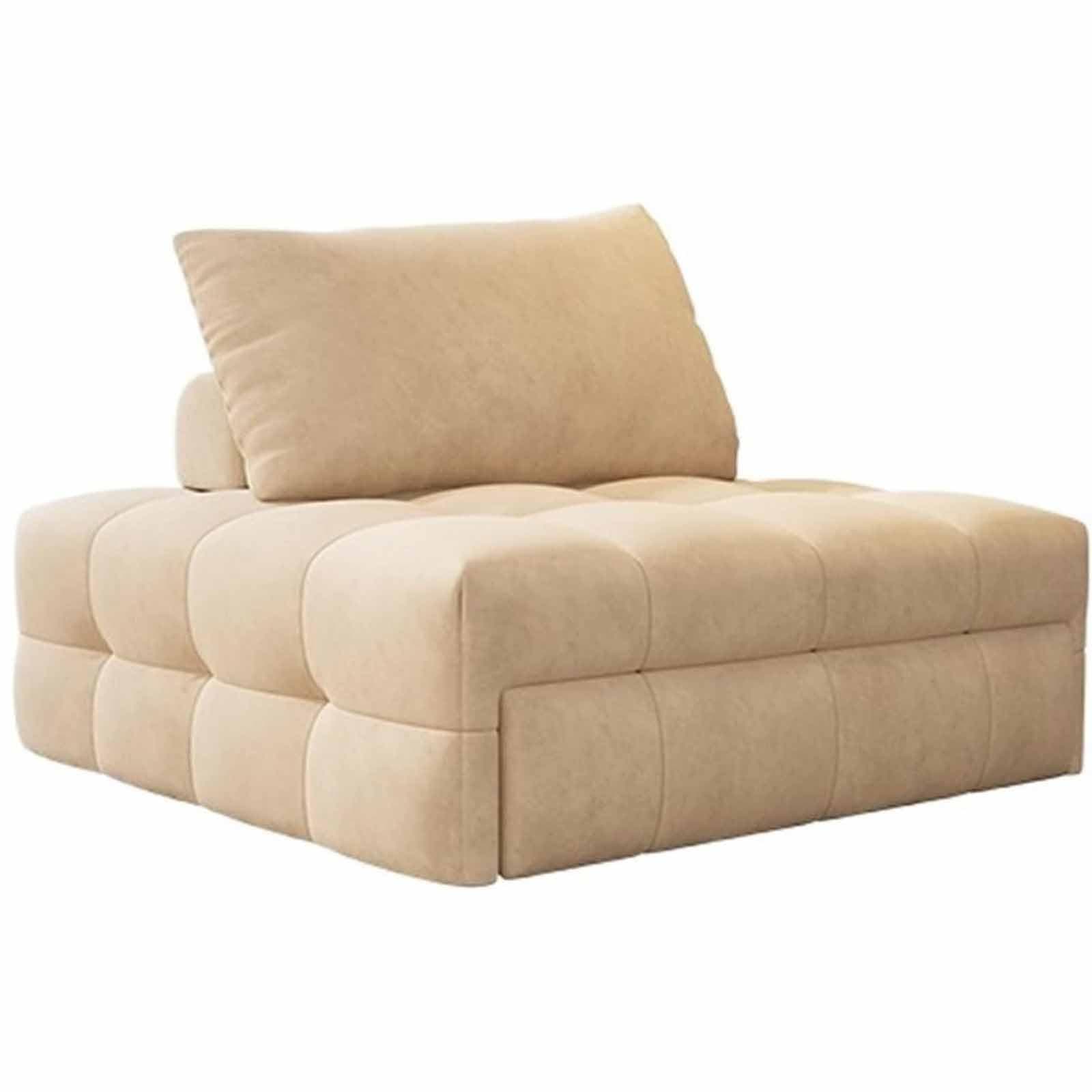 Leomix Sofa Bed Couch, 3 in 1 Multi Function Bed Sleeper, Extendable Lounge Chair, Convertible Sleeper Sofa with Pillow for Living Room, Small Space,A