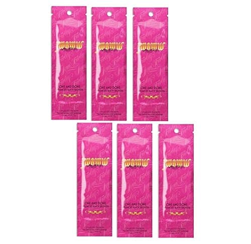 Jwoww ONE and DONE ADVANCED BLACK BRONZER [6 PACKETS .5 ounces each = 3 oz]