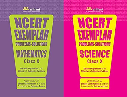 CBSE NCERT Examplar Maths & Science Class 10 Set of 2 Books