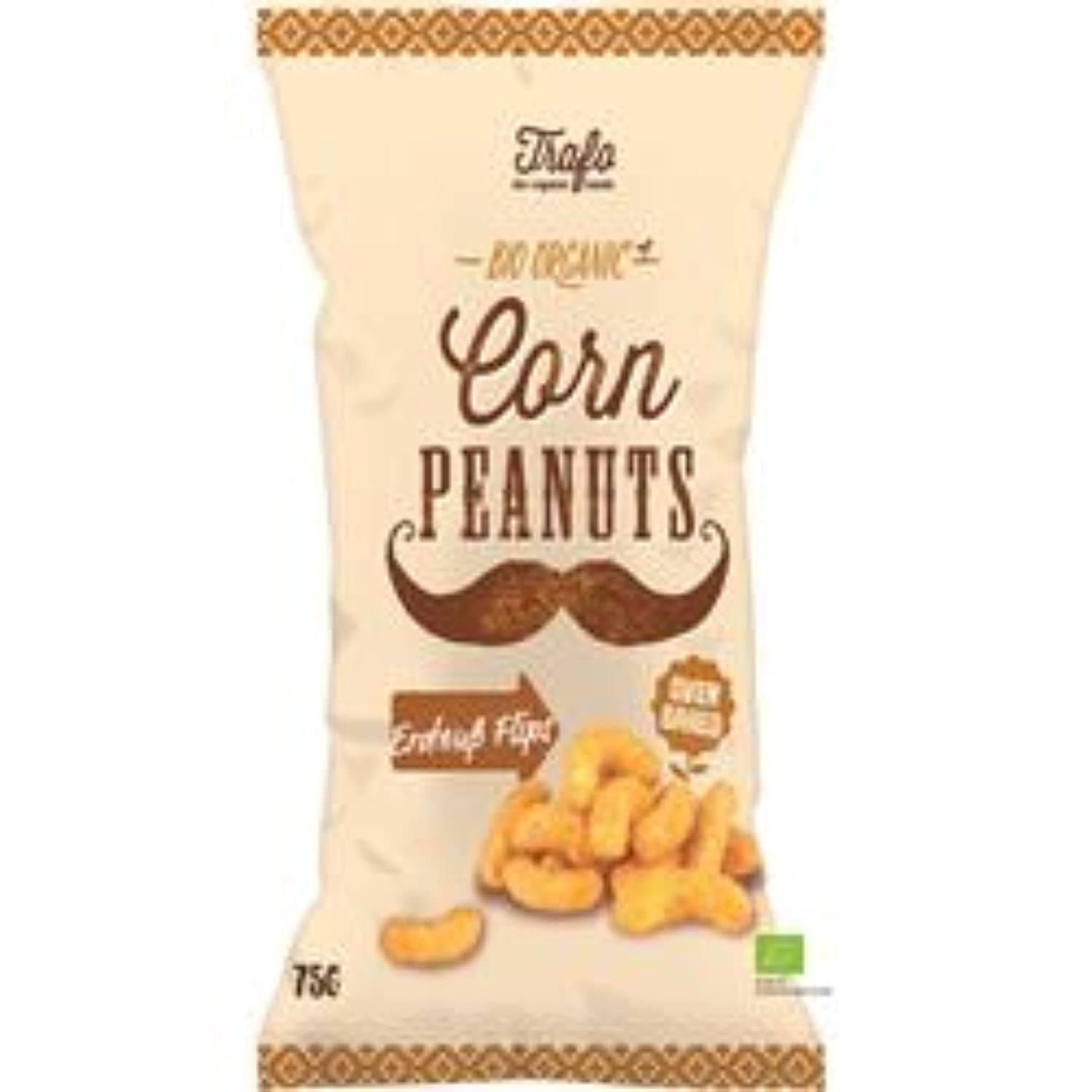 Tra'fo Organic Corn Peanuts (12x75g)