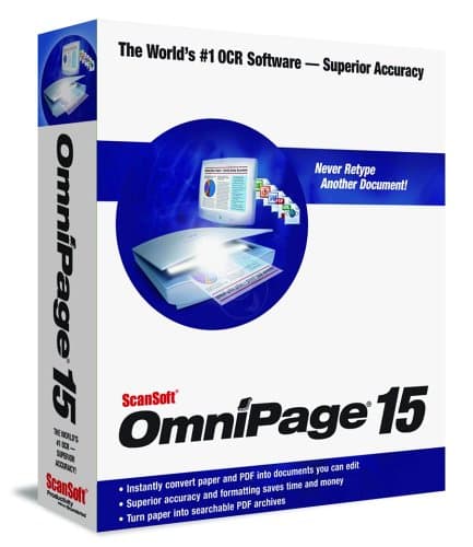 ScanSoft OmniPage 15 [OLD VERSION]