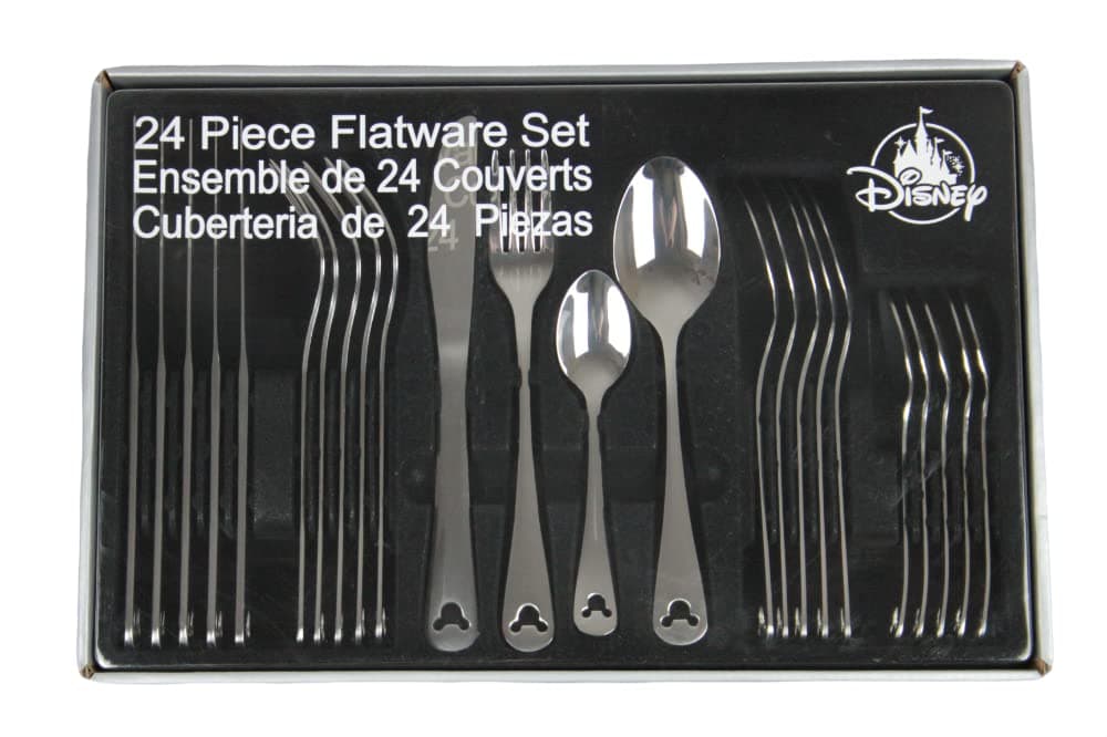 Theme Park Exclusive Mickey Icon 24 Piece Flatware Set