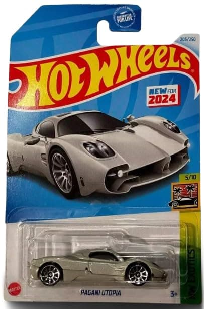 Silver Pagani Utopia Car, HW Exotics 5/10