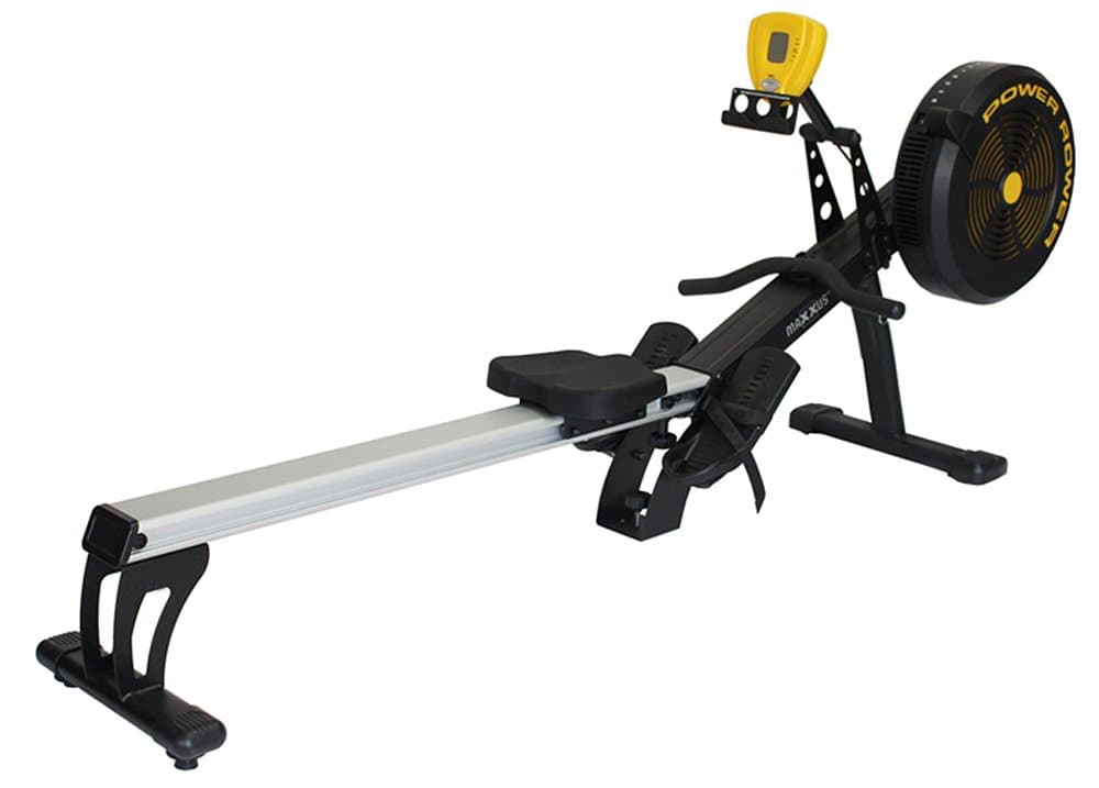 Maxxus 6.1 Rowing Machine | Superior Quality Air Rower Machine for Home Use | Foldable for Optimal Space Saving | Adjustable Console with Tablet Holder