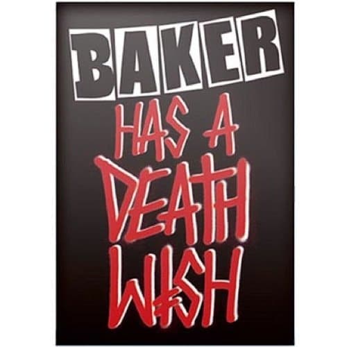 Baker Has A Deathwish DVD (NEW)