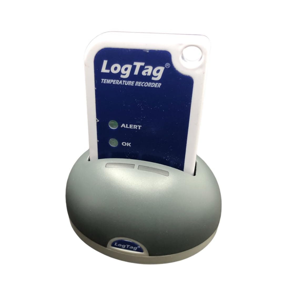 LogTag LTI-HID, LogTag Desktop USB Interface Cradle for All LogTag 3-pin Data Loggers, Includes USB Connection Lead, Charcoal/Grey