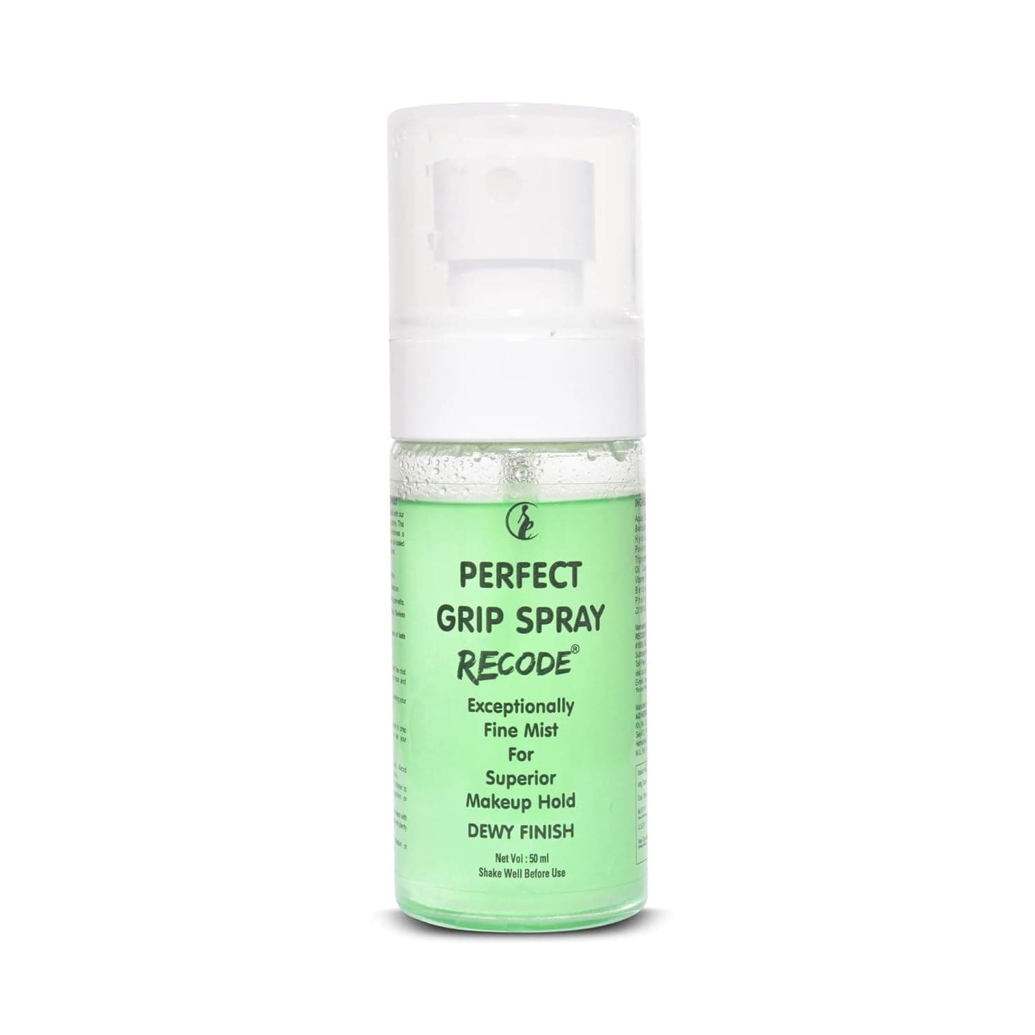 Perfect Grip Spray Makeup Fixer 50 Ml|Dewy Finish|Vitamin E Enriched|Long Lasting|Keeps Makeup Intact|Hydrates, Soothes & Refreshes Skin