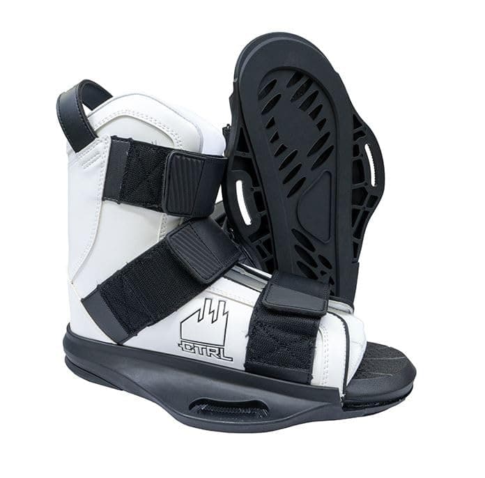 CTRL Imperial V2 Open-Toe Wakeboard Bindings, White