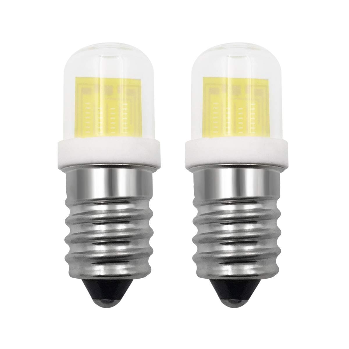 E14 SES Mini LED Bulb 4W Cool White Replacing 30W E14 Small Edison Screw Appliance Bulb Pygmy Lamp for Sewing Machine/Fridge/Cooker Hood/Himalayan Salt Lamp, 2-Pack