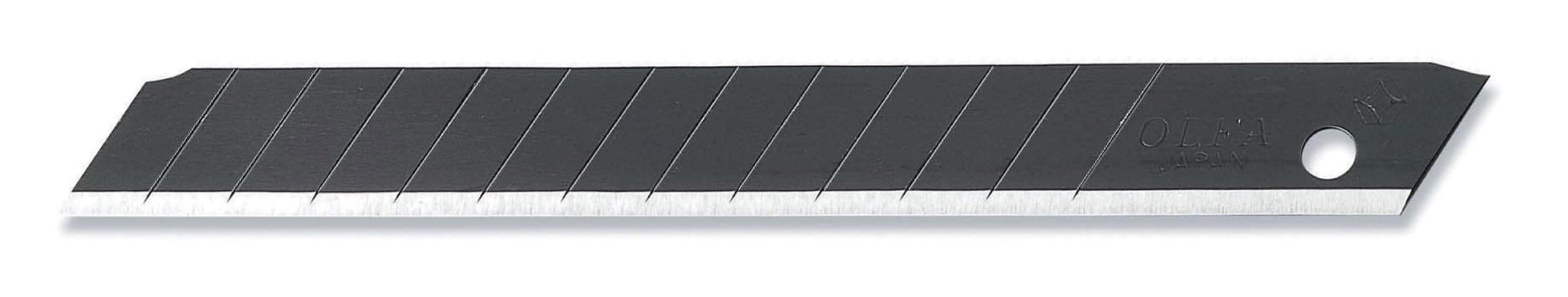 OLFA ABB-10B Excel Black 9mm, Extremely Sharp, Snap-off Blade (10-Pack), with Blade Disposal Case