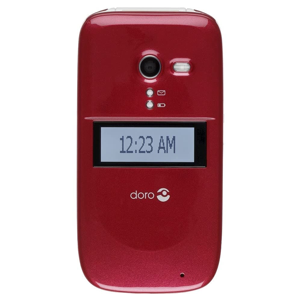Consumer cellular DORO PhoneEasy 626 (red)