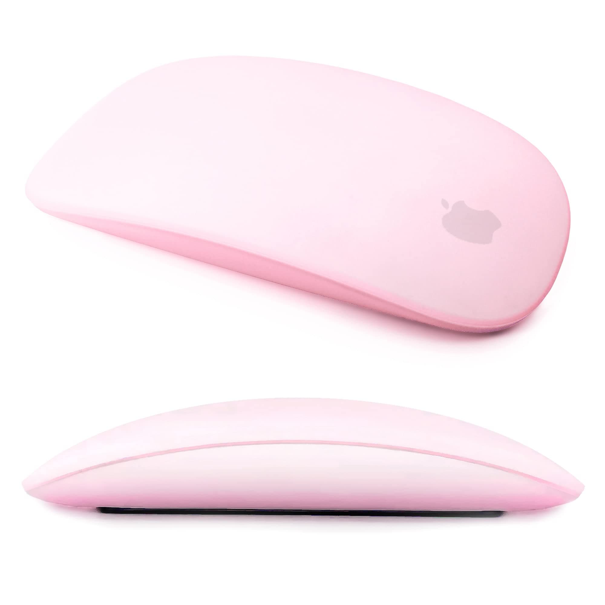 Mouse Silicone Case, for Apple Magic Mouse 1&2, Drop Proof, Dust Proof, Ultra Thin Cover (Pink)